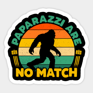 Paparazzi are no Match Sticker